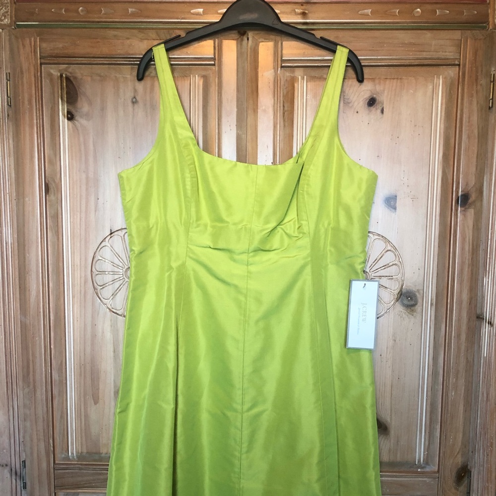J.Crew Chartreuse Special Occasion Dress (NWT).